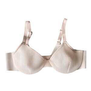 Spanx SheerFlex Fit To You Demi Underwire Bra Sz M D-DD Champagne Beige